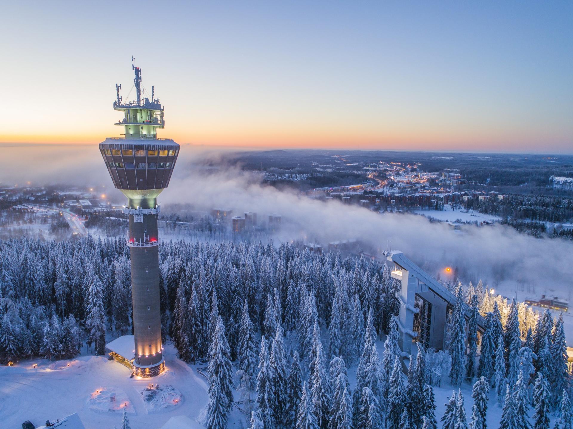 Kuopio_Puijo Tower_Air_Winter_3_2019