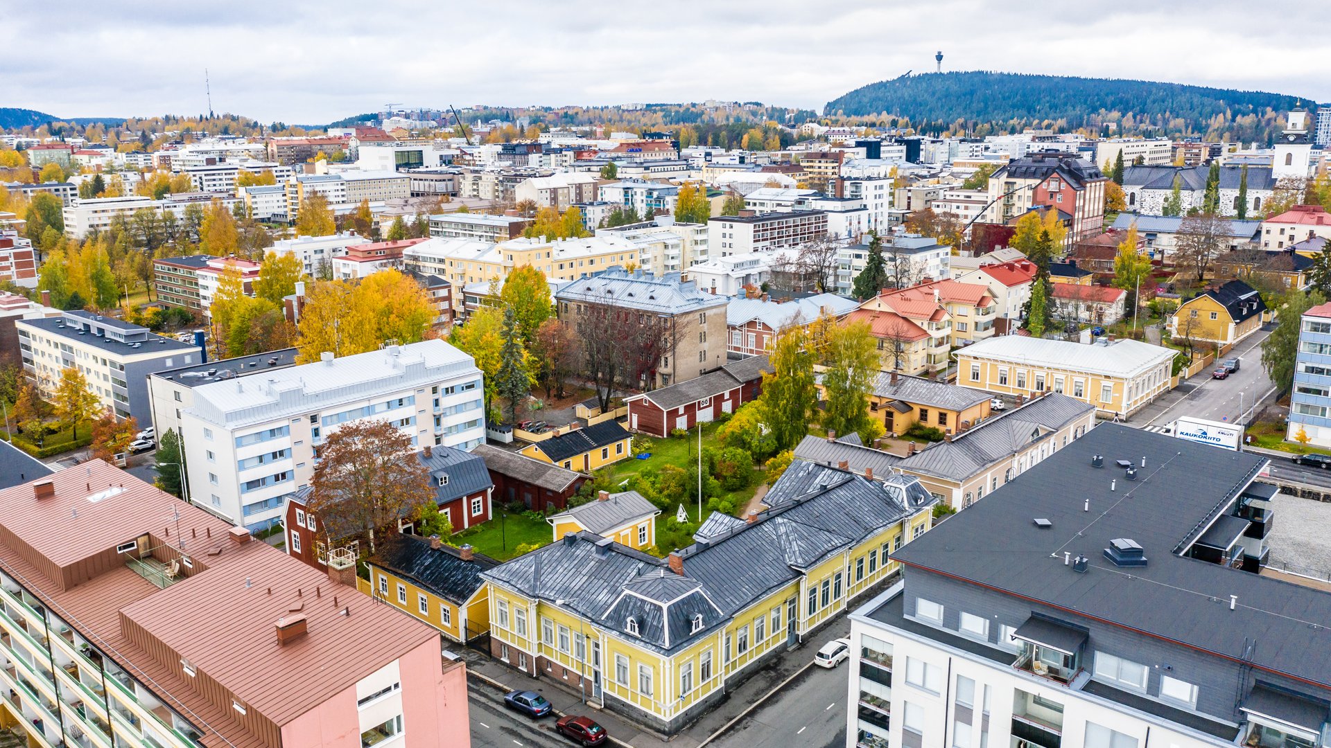 Kuopio, ilmakuva syksy