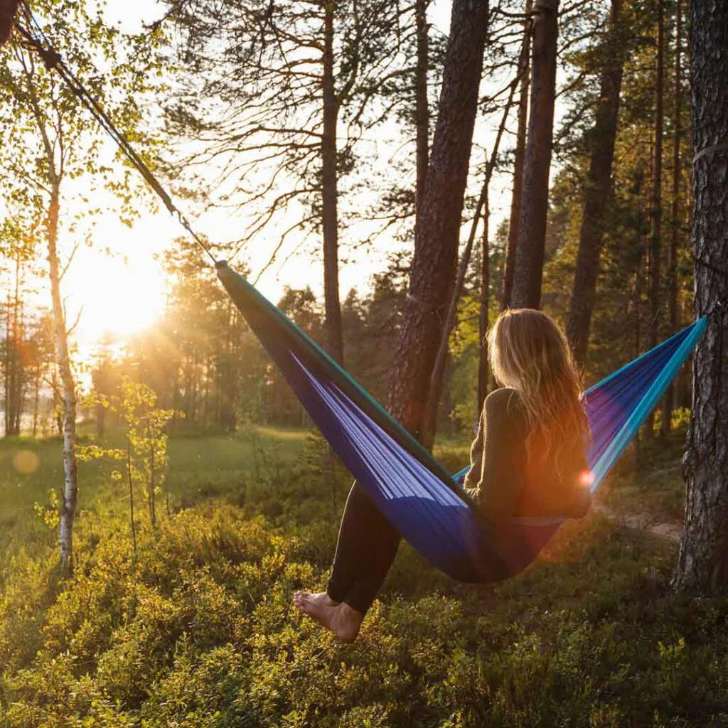 Riippukeinu Tiilikkajärven kansallispuistossa