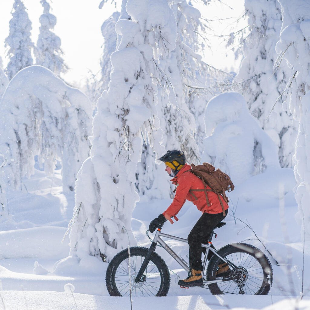 Talvipyöräily Kuopiossa ja Tahkolla